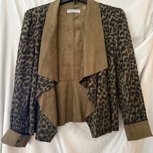 Bagatelle Leopard Print Blazer